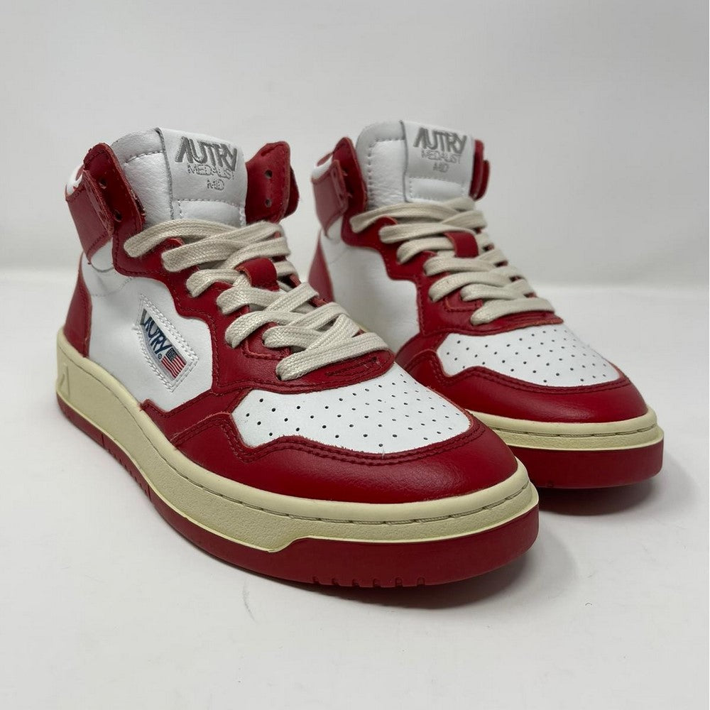 sneakers-femme-autry-AUMWW02-cuir-rouge-blanc