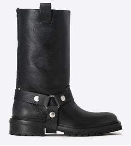 Bottes Biker Kurt cuir noir