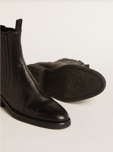 Bottines CHELSEA en cuir noir