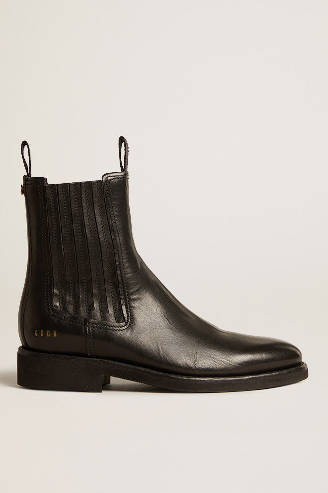 Bottines CHELSEA en cuir noir