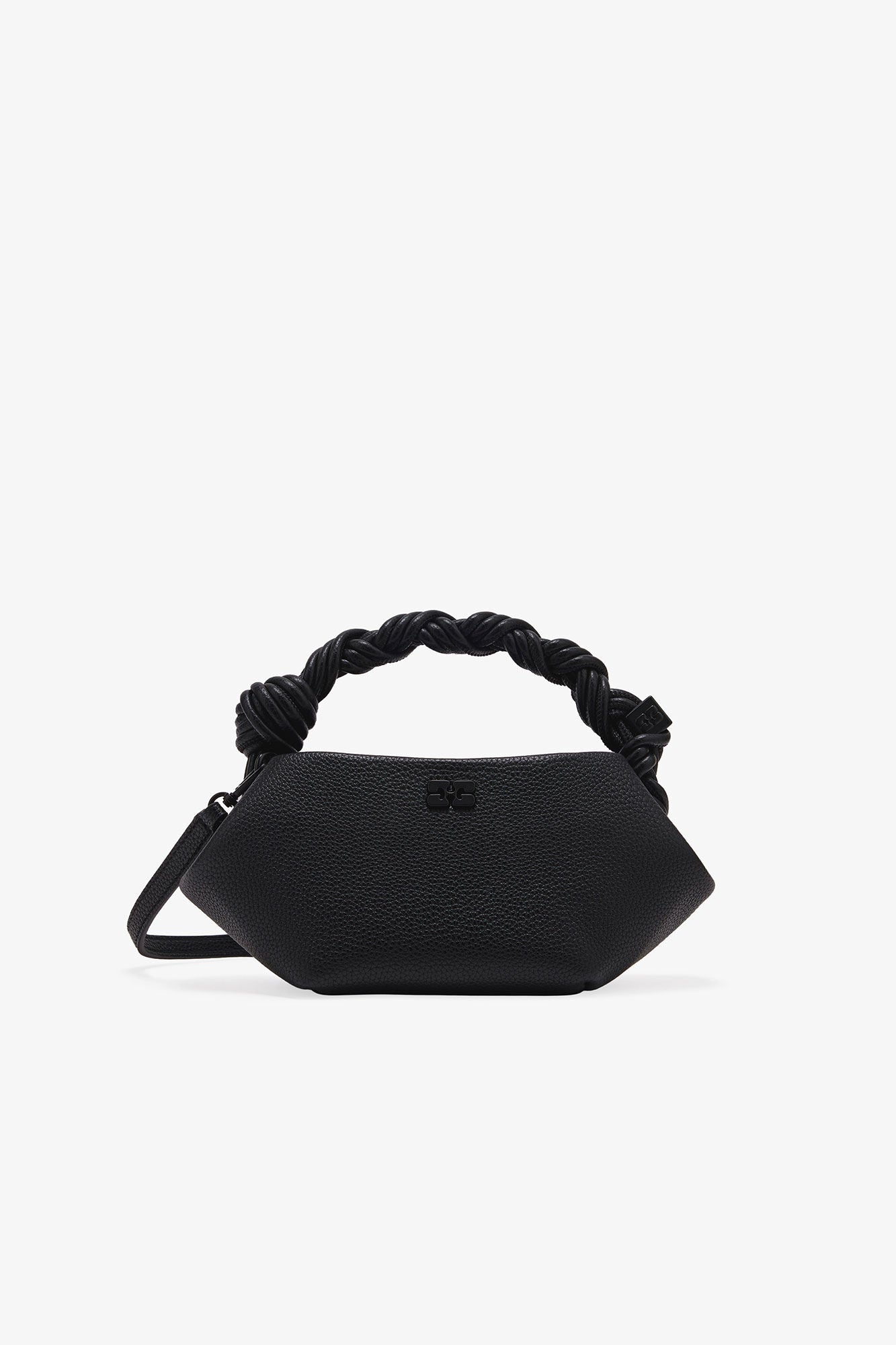Mini Bou bag noir grainé GANNI
