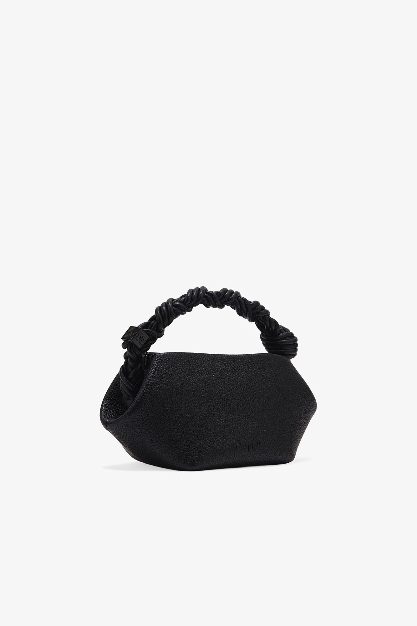 Mini Bou bag noir grainé GANNI