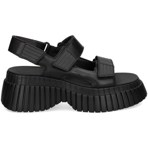 Sandales à plateformes noires
