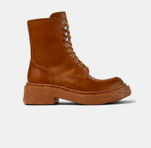 Vámonos Bottes moyennes en cuir marron CAMPERLAB