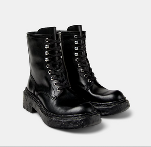 Vámonos Bottes moyennes en cuir noir CAMPERLAB