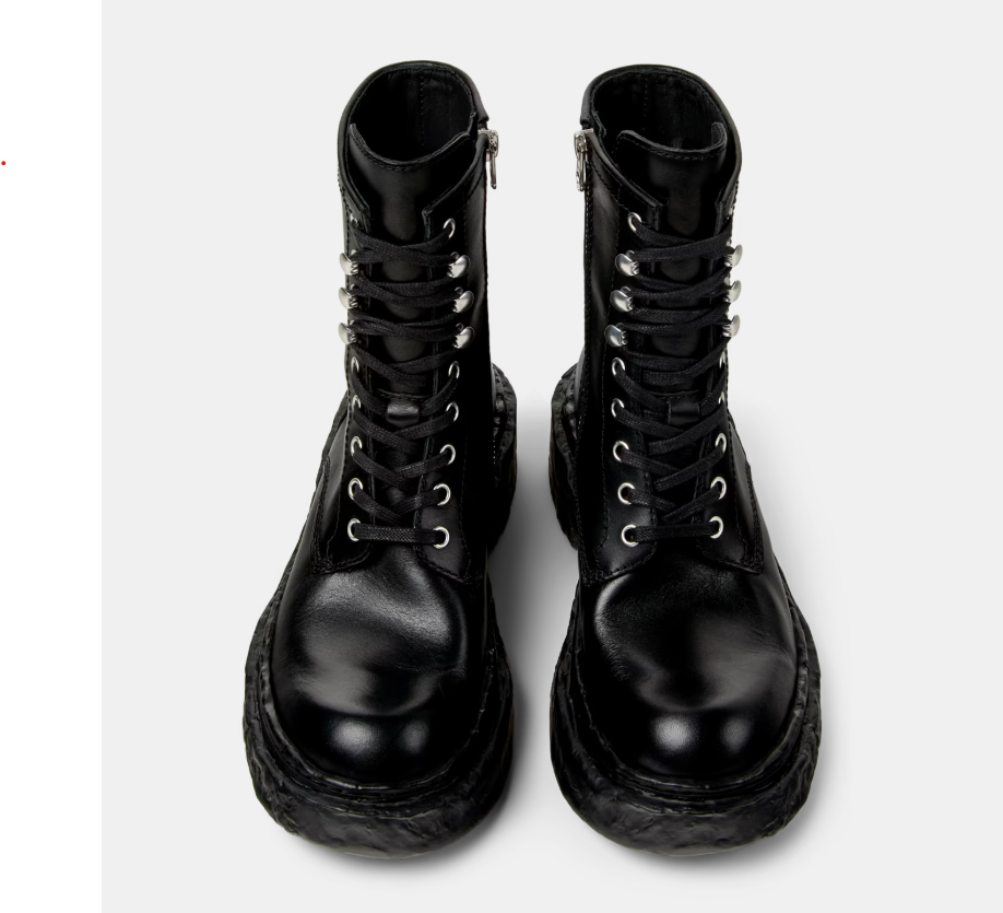 Vámonos Bottes moyennes en cuir noir CAMPERLAB