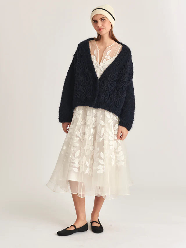 Gilet ERNST Navy - Paysage d'Hiver MII COLLECTION