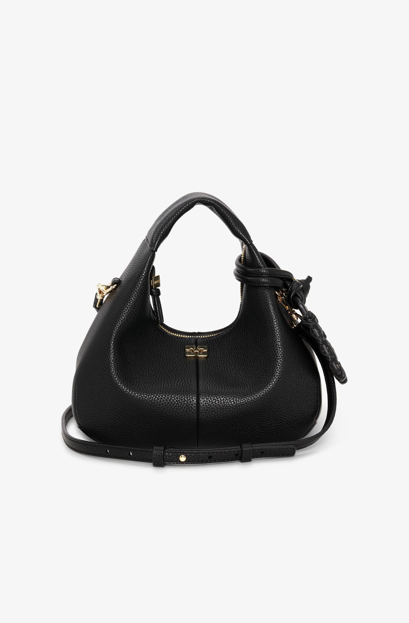 Mini sac Hobo noir GANNI