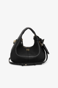 Mini sac Hobo noir GANNI