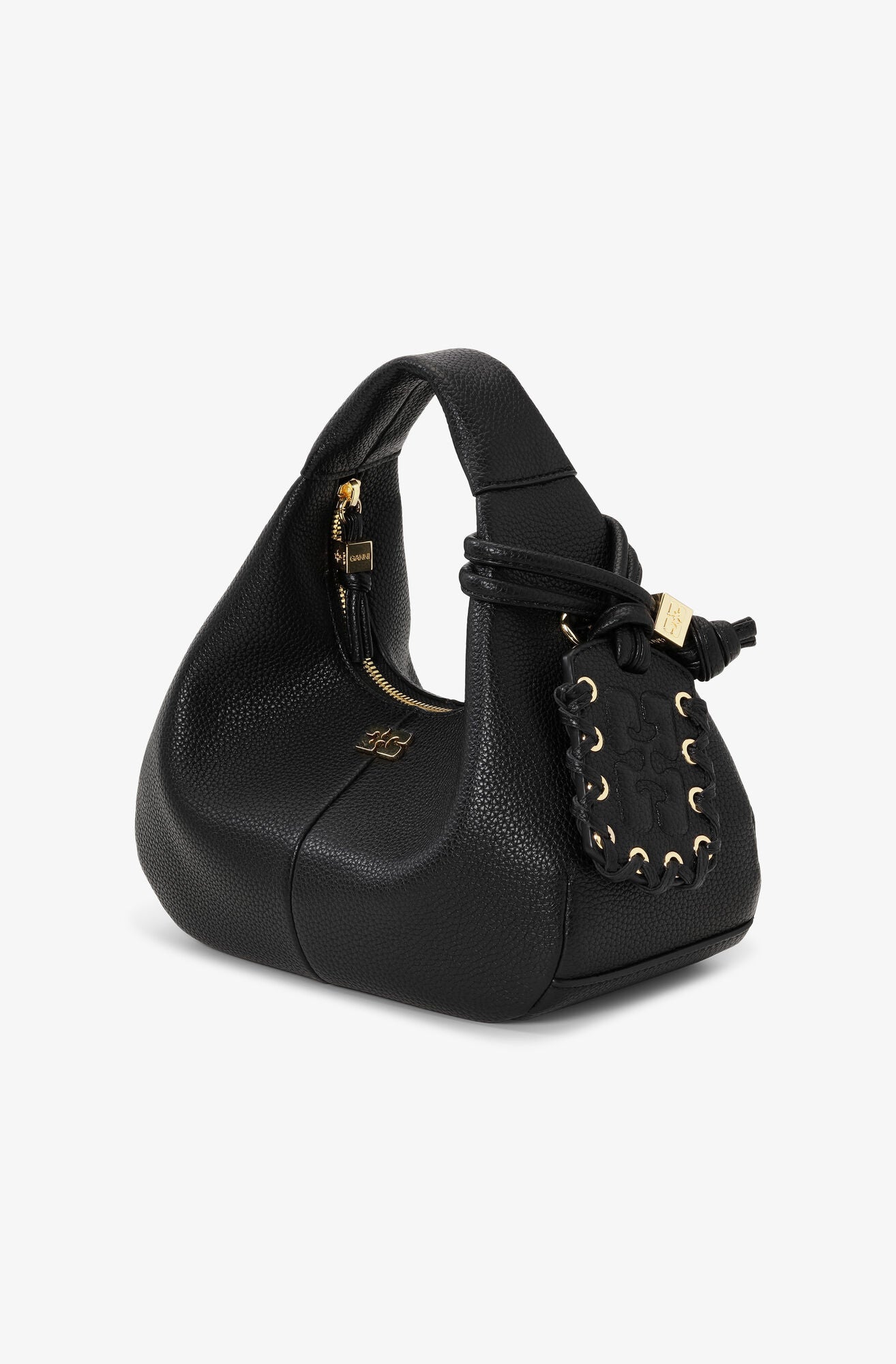 Mini sac Hobo noir GANNI
