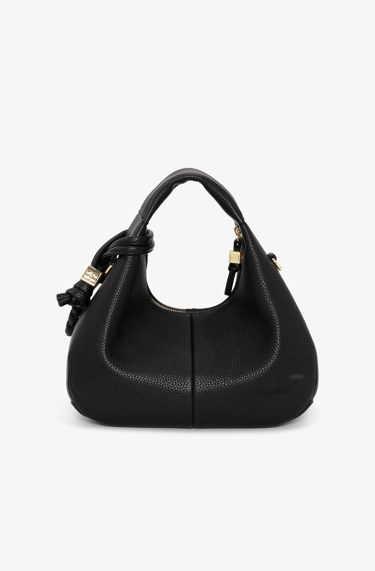 Mini sac Hobo noir GANNI