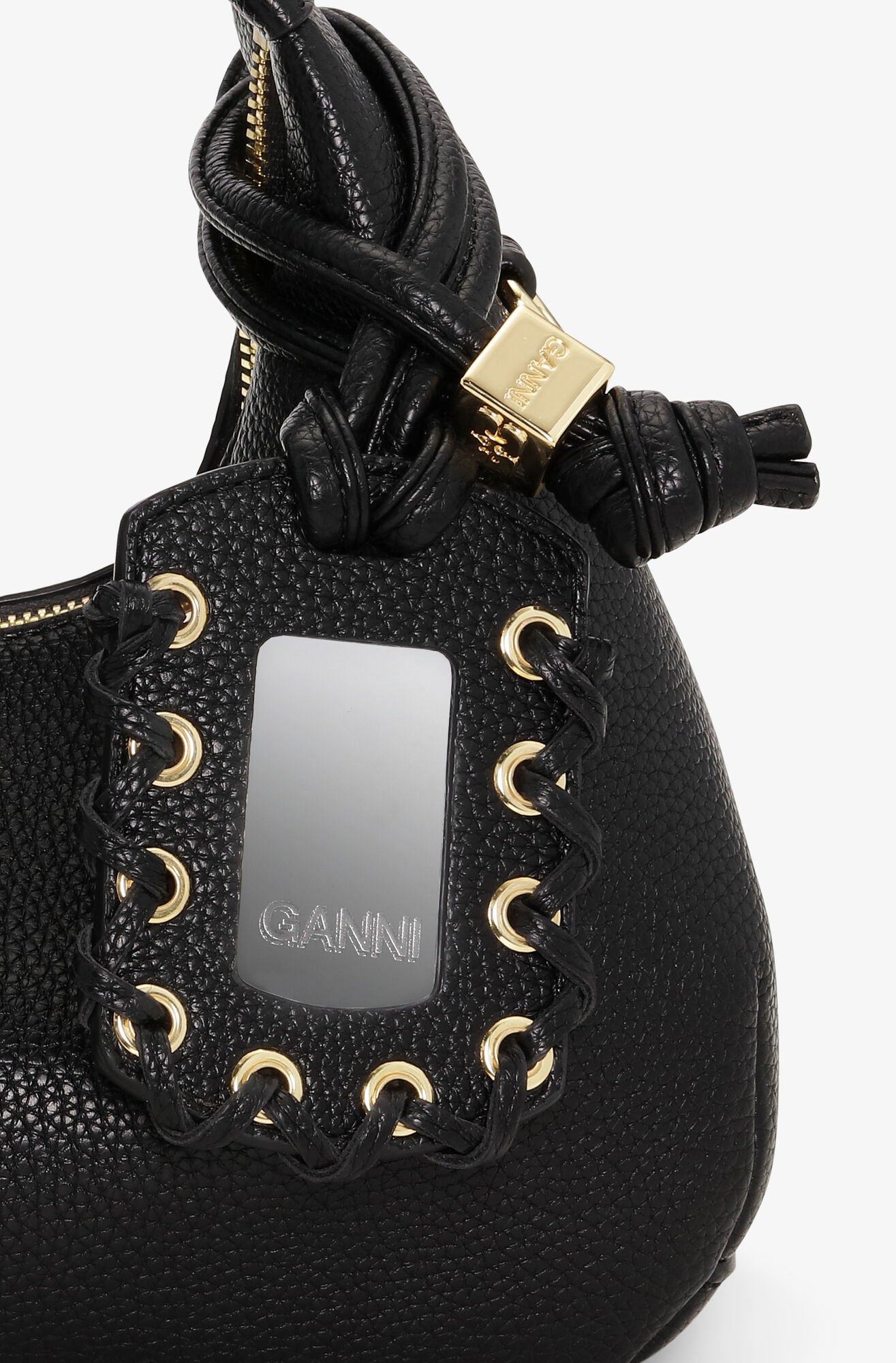 Mini sac Hobo noir GANNI