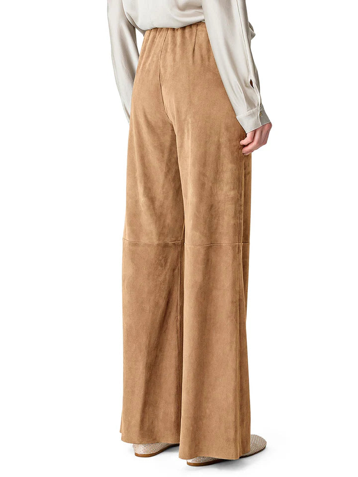 Pantalon en daim Camel FORTE FORTE