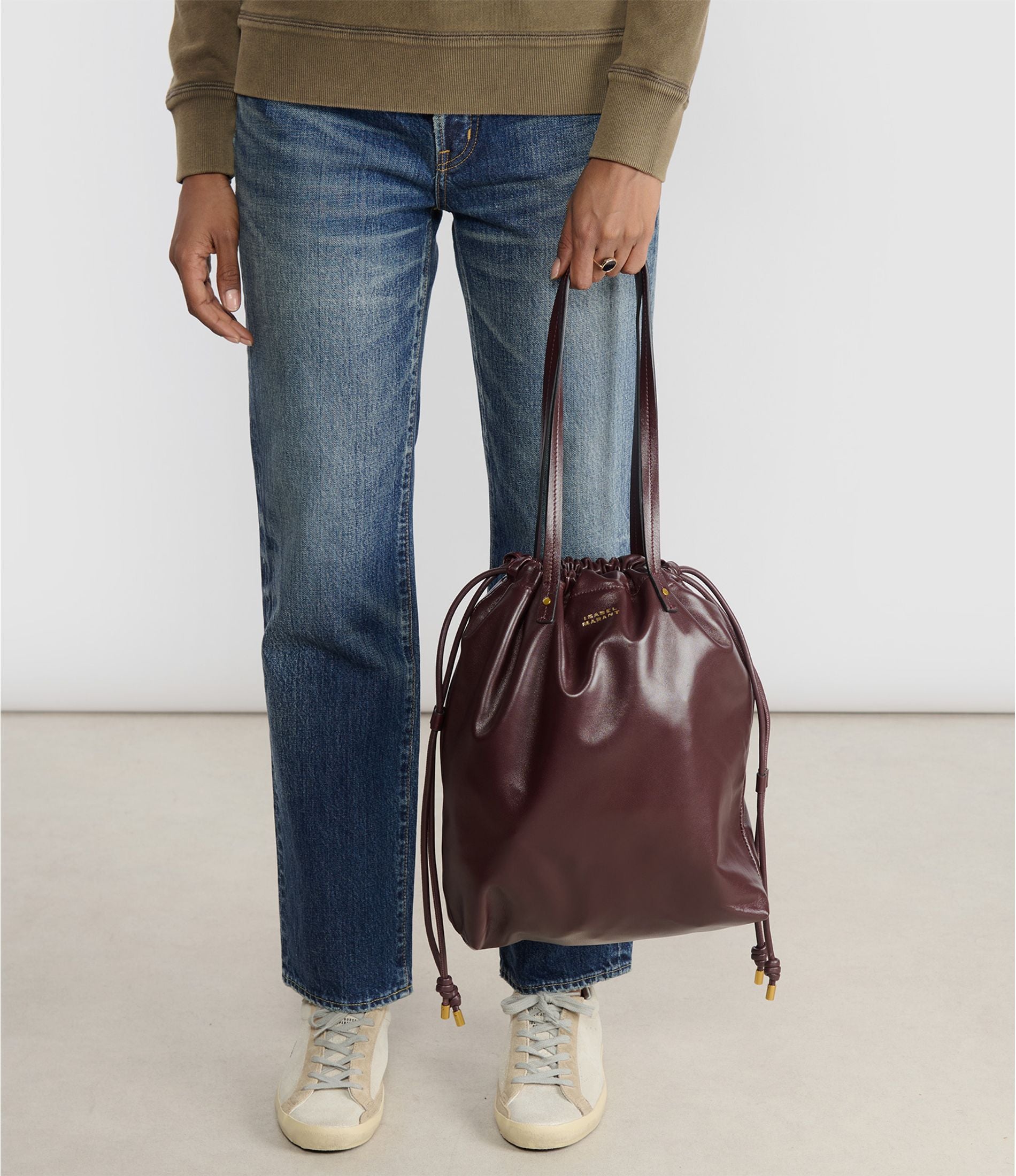 Sac SILVEN bordeaux ISABEL MARANT