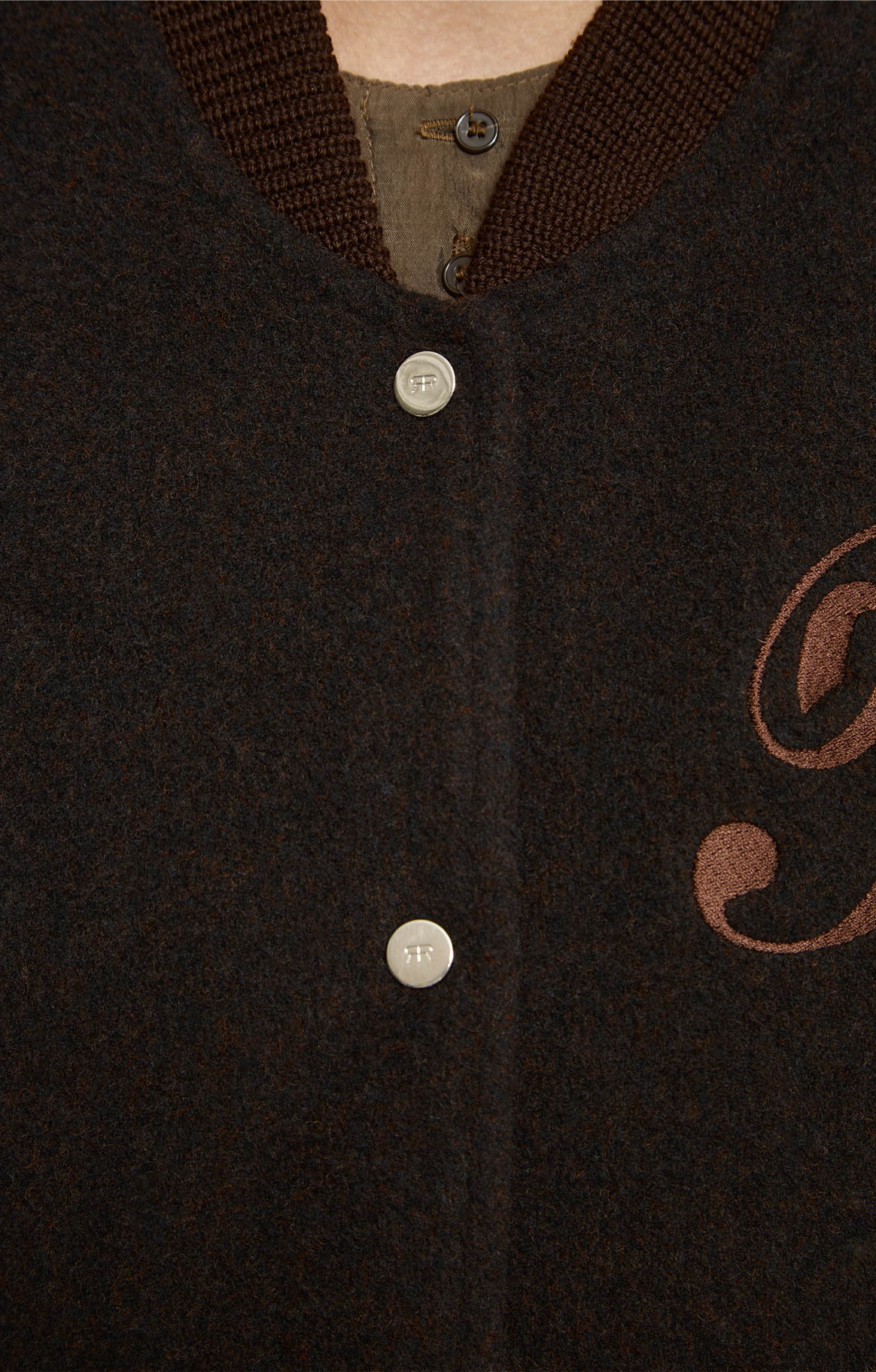 Blouson TEDDY dark chocolat ROSEANNA