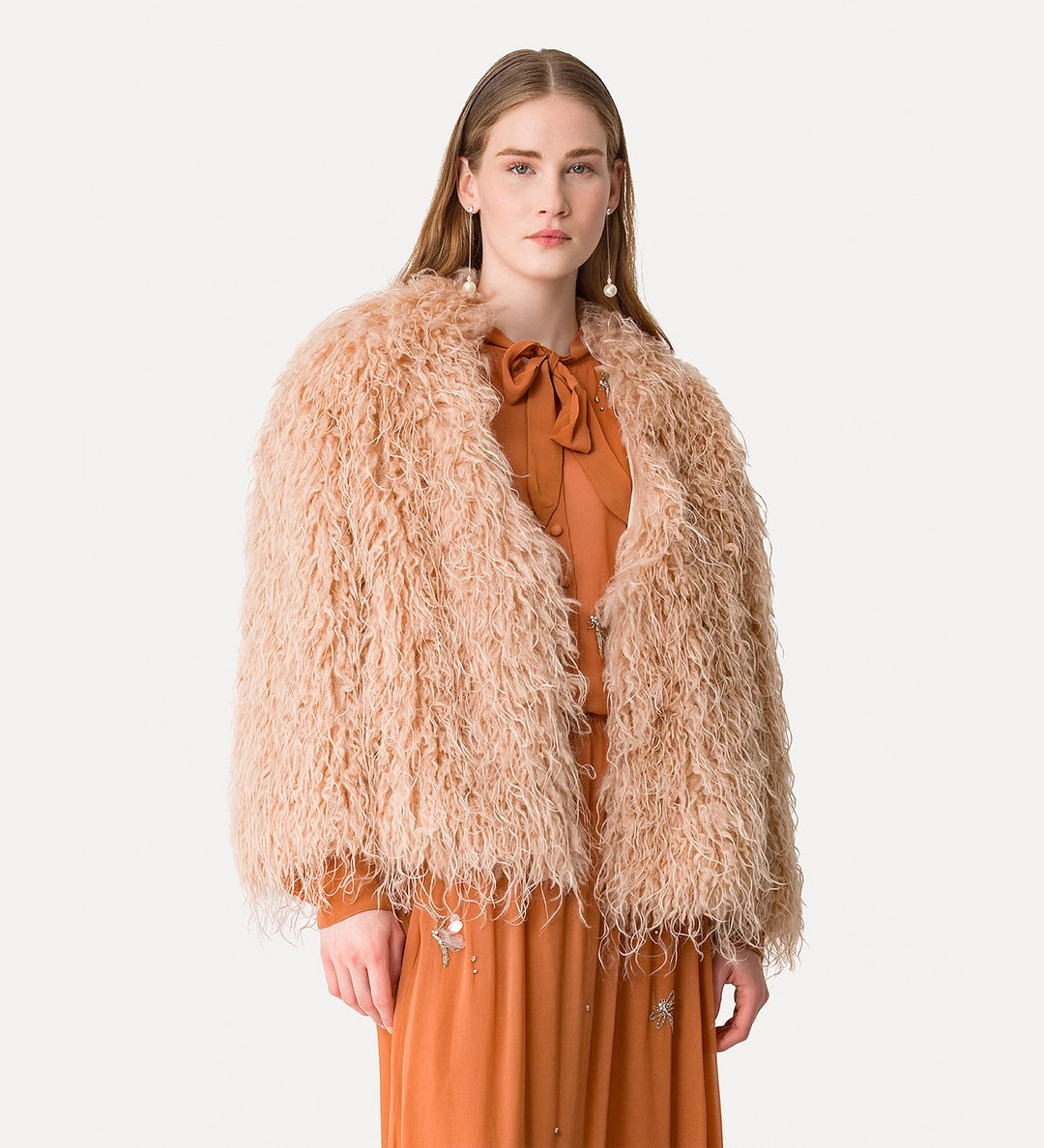 Veste kimono fausse fourrure FORTE FORTE